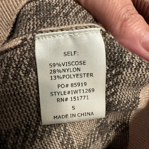 Le Lis Collection Cropped Tank Size Small Sleeveless‎. faux Buttons Plaid Y2K - Picture 6 of 6